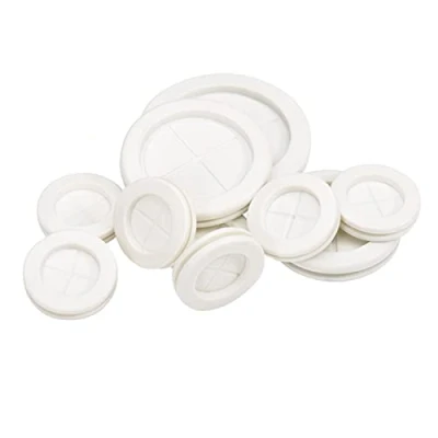 Image of Rubber Grommet kit, 5pcs Blanking Grommets White Closed Gromet Blind Plug Bung Seal Dust CoverCable Wiring Protect (Size : 40mm, Thickness 5pcs)