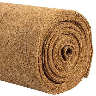 Image of Woodside Coco Hanging Basket Liner, Garden Plant Pot Filler, 10m Bulk Roll 0.75m Width/outdoors
