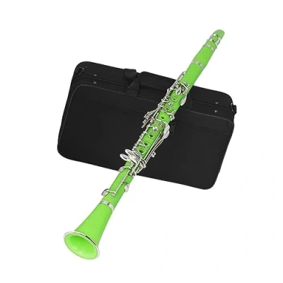 Image of Clarinet Professional Bb Student 17 Keys (Color : Green)