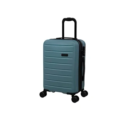 Image of it luggage Legion 21&quot; Hardside Carry on 8 Wheel Expandable Spinner, Smoke Blue, 21&quot;, Spinner