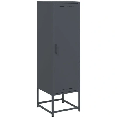 Image of vidaXL Highboard Anthracite 36x39x123 cm Steel