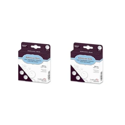 Image of Scrapbook ADHESIVES by 3L Adhesive Dots Large Repositionable Pack of 2 (400 Total)