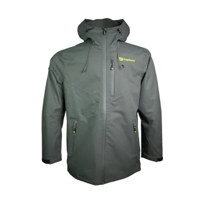 Image of Ridgemonkey APEarel ThermaPro Waterproof Shell Coat Green XL Fishing jacket