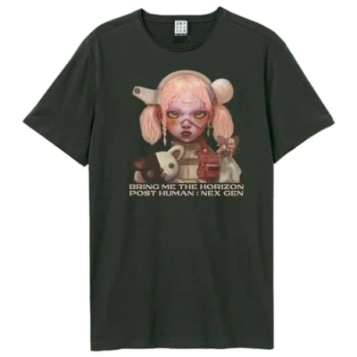 Image of Amplified Nex Gen Album Cover T Shirt Bring Me The Horizon Adults Unisex, Charcoal, L