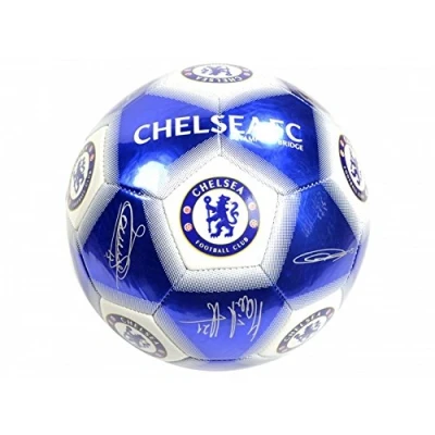 Image of Chelsea Football Club Blue Signature Size 5 Crest Official Product