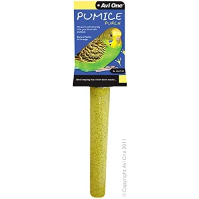 Image of Avi One Pumice Perch 5in 12in (Yellow, 6 Inch)