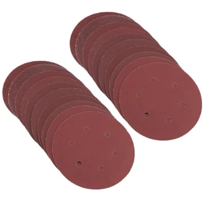 Image of Hook/Loop Sanding Abrasive Discs Orbital DA Palm Sander 20PK 150mm Mixed Grit