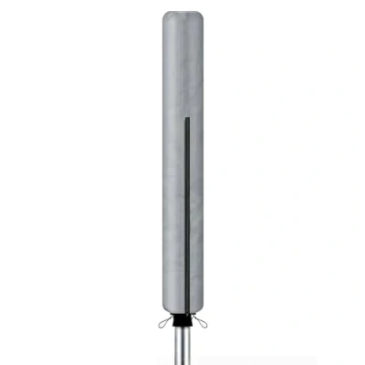 Image of Flatro Rotary Washing Line Cover Waterproof Fabric with Zip Heavy Duty Clothes Protective Weather Resistant Parasol for Garden Dryer and Airer (Silver)