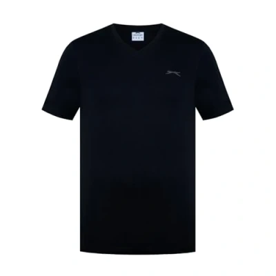 Image of Slazenger Mens V Neck T Shirt Black XL