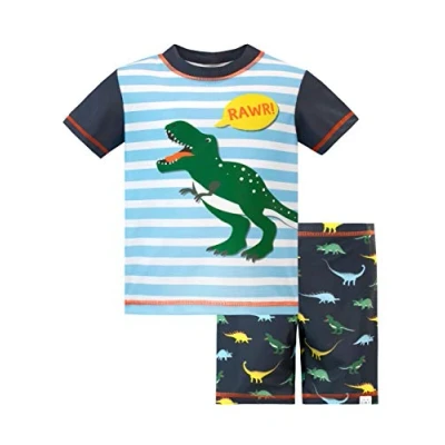 Image of Harry Bear Boys Dinosaur Swim Set Blue Age 3 to 4 Years