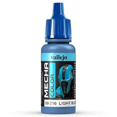 Image of Vallejo 17 ml &quot;AV Mecha Color&quot; Acrylic Airbrush Colour Light Blue