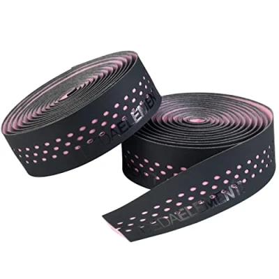 Image of Deda Elementi Presa Handlebar Tape, Black/Pink, One Size