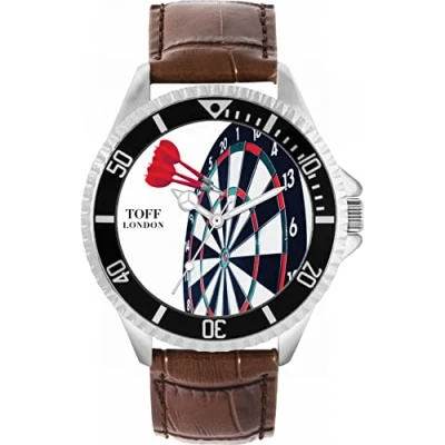Image of Toff London Mens Score 180 Dartboard Watch