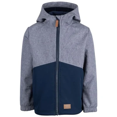 Image of Trespass Kids Softshell Jacket Waterproof Hooded with Zip Pockets Cheerfully