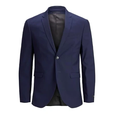 Image of JACK &amp; JONES Men&#039;s Jprfranco Blazer Ps Noos Jacket, Medieval Blue, 64 Große Größen
