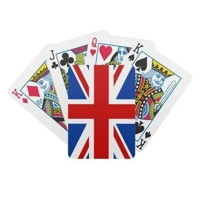Image of Finchley Union Jack Plastic Playing Cards ( Pack of 1)