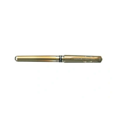 Image of uni ball Signo Broad Metallic UM 153 Pen Gold, Pack of 12