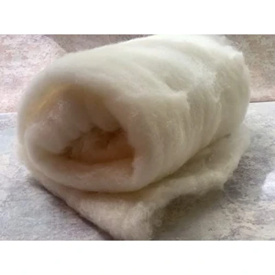 Image of heidifeathers Carded Wool Batts Core (100g (medium), White)