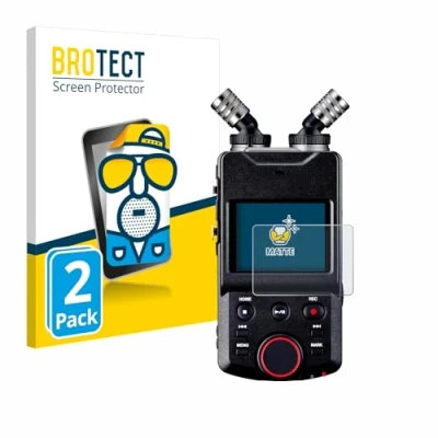 Image of brotect Screen Protector Anti Glare compatible with Tascam Portacapture X6 (2 Pack) Matte, Fingerprint Protection Film
