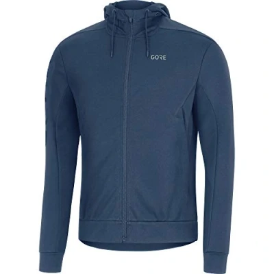 Image of GORE Wear Men M Signature Hoodie Deep Water Blue, S