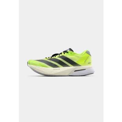 Image of adidas Performance Adizero Boston Road running shoes Lucid lemon/core black/silvercoloured, Men&#039;s, Size: 6, black/silver/coloured
