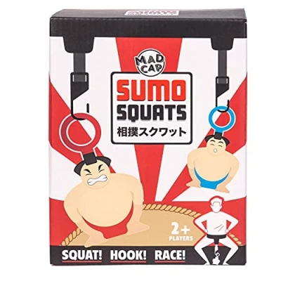 Image of Sumo Squats! The Original Squat, Hook &amp; Race Party Game. Family Fun Games. Compete With Friends. Funny Novelty Great Hen Team Building Group Games For Adults
