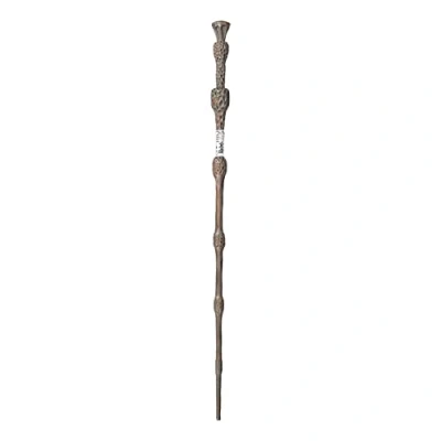 Image of The Noble Collection Professor Albus Dumbledore Character Wand 16in (40cm) Wizarding World With Name Tag Harry Potter Film Set Movie Props Wands