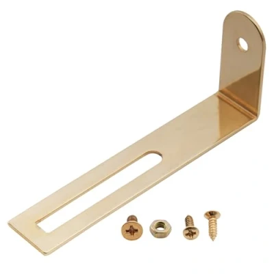 Image of Musiclily Pro Steel Pickguard Bracket Support for Epiphone Les Paul Electric Guitar, Gold