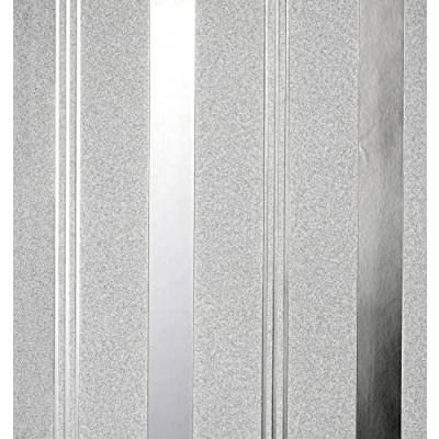 Image of Fine Decor Platinum Bexley Stripe Silver