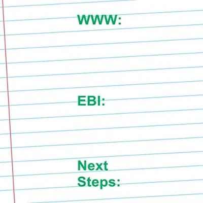 Image of WWW/EBI/Next Steps: Feedback Teacher Stamp (What Went Well/Even Better If/Next Steps) (Green)
