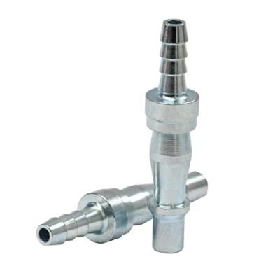 Image of Dapetz ® 2PC Air Line Hose Bayonet Connectors 1/4&#039;&#039; BSP Thread Quick Release Airline Compressor Fitting Barb Coupler Set PCL