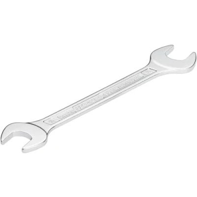 Image of HAZET 450NA 7/8X15/16VKH 254.6 mm Hexagon Profile Double Open End Wrench Chrome Plated
