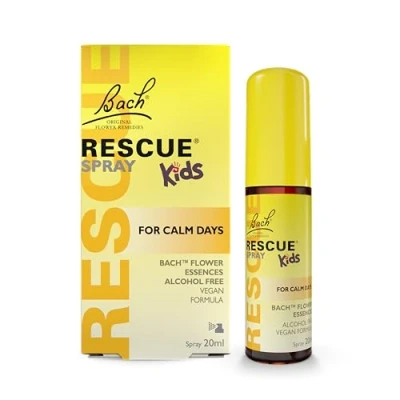 Image of Rescue Kids Comfort &amp; Calm Spray, Flower Essences, for Managing Nerves, Everyday Wobbles, Travelling, New Settings, Alcohol Free, Spray onto Your Tongue