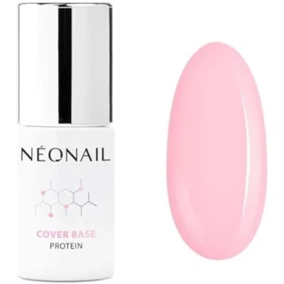 Image of NEONAIL UV Nail Polish Base Coat Gel Cover Protein Pastel Apricot 7.2 ml for Nails Modeling