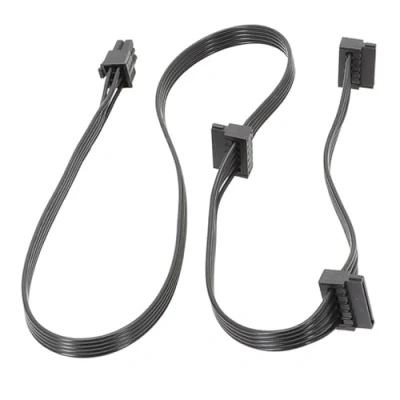 Image of xbiez Convenient 6Pin to SATAX3 Power Cable Compatible for Corsair RM RMX Modulars SATAPower Supply Replacement