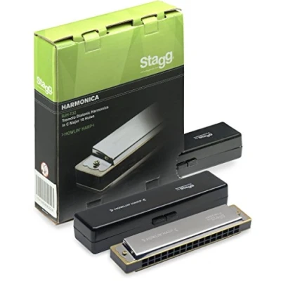 Image of Stagg BJH T32 32 Tone Tremolo Diatonic Harmonica in C Major