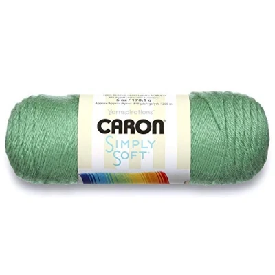 Image of Caron Simply Soft Acrylic Aran Knitting Wool Yarn 170g 9705 Sage