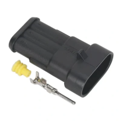 Image of Sealey Superseal Male Connector 3 Way Pack of 5
