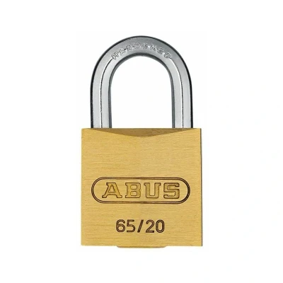 Image of Abus 65/20mm Brass Padlock Keyed Alike 201 ABUKA02321