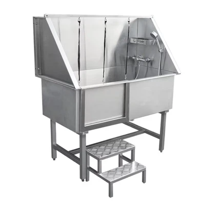 Image of MonsterShop Dog Grooming Bath Steel Pet Wash Station 600mm