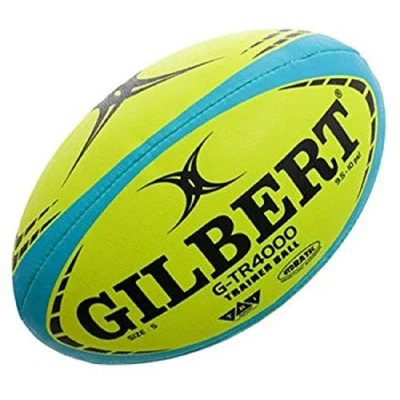 Image of Gilbert Rugby G TR4000 Training Ball Pack Option Florescent Yellow (Size 3, Single)