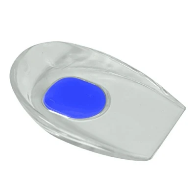Image of Pair of Medial Grade Silicone Heel Cups, Cushion Pads for Spurs Central Pressure Relief, Cushioning, Support and Shock Absorption Pad Spur Pain Reduce Hard Skin Build Up Shoe Inserts