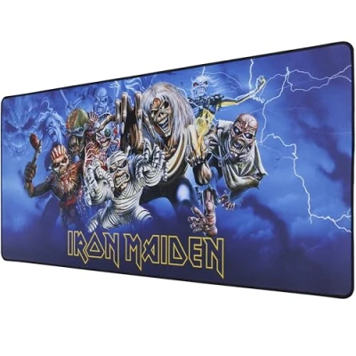 Image of Subsonic Iron Maiden Anti slip XXL 90 mms x 40 beaded finish mouse pad Official License