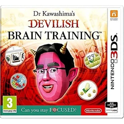Image of Dr Kawashima&#039;s Devilish Brain Training: Can you stay focused (Nintendo 3DS)