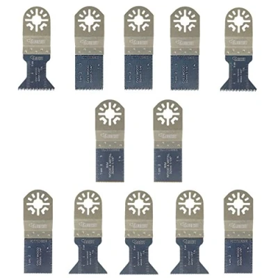 Image of 12 x SabreCut PRK12A Mix Blades Compatible with Bosch Fein (Non StarLock) Makita Milwaukee Parkside Ryobi Workzone Hitachi Oscillating Multitool