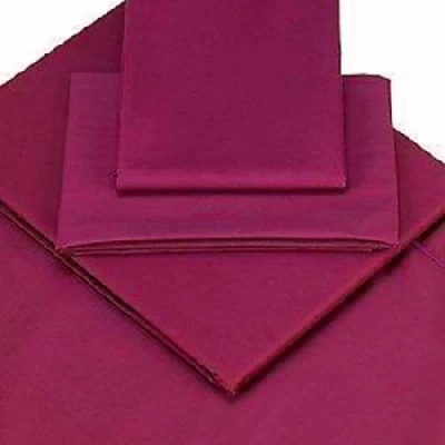 Image of Viceroybedding 100% Egyptian Cotton Oxford Pillow Cases, Aubergine Purple, Pair 400 Thread Count