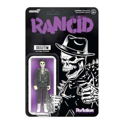 Image of Super7 Rancid Reaction Figures Wave 05 Skeletim (Time Bomb) Action Figure