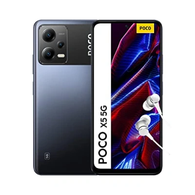 Image of POCO X5 5G Black 8GB RAM 256GB ROM, 6.67 120Hz FHD+ AMOLED, Snapdragon 695, 48MP Tripple AI Camera, 5000mAh, NFC (UK Version 2 Year Warranty)
