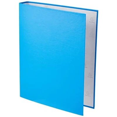 Image of Exacompta ref. 54471E 1 rigid PP ring binder 2 round rings, diameter 30 mm Spine 40 External dimensions: 32 x 26 cm A4 file format Colour: light blue