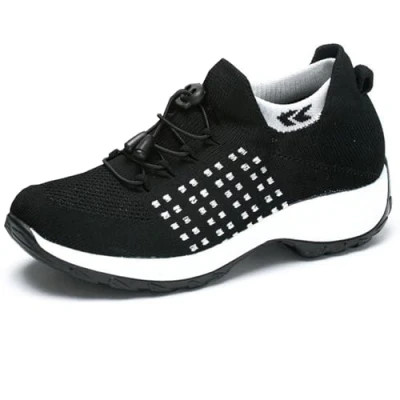 Image of Comfortwear Ortho Stretch Cushion Shoes,Orthopedic Comfort Shoes Womens,Orthopedic Sneakers Slip On Casual (Black+White,37)